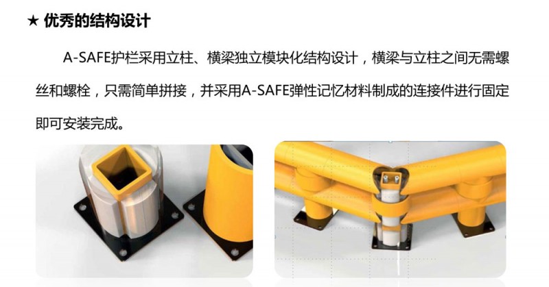 英国A-SAFE高分子弹性护栏 机场地面交通安全